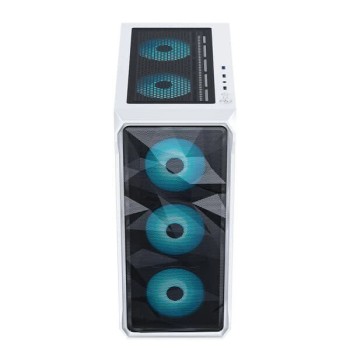 Ant Esports ICE-112 Auto RGB White Mid Tower Cabinet